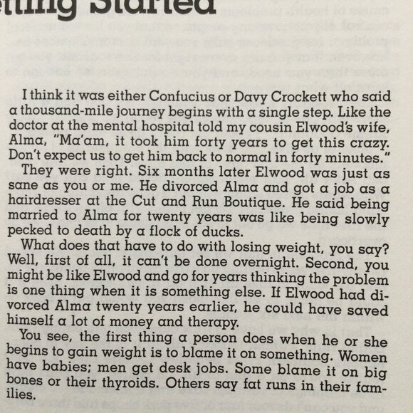 Southern Semi -LowCalorie Cookbook SIGNED Great Recipes: Fun Book/Men Don't Diet - Picture 8 of 13